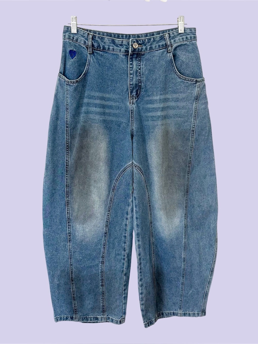 Aelfric Eden wide leg barrel jeans